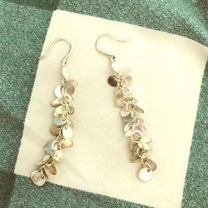 Sterling silver New Year’s Eve earrings